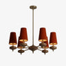Orlan Shade Curated Finished Iron Chandelier
