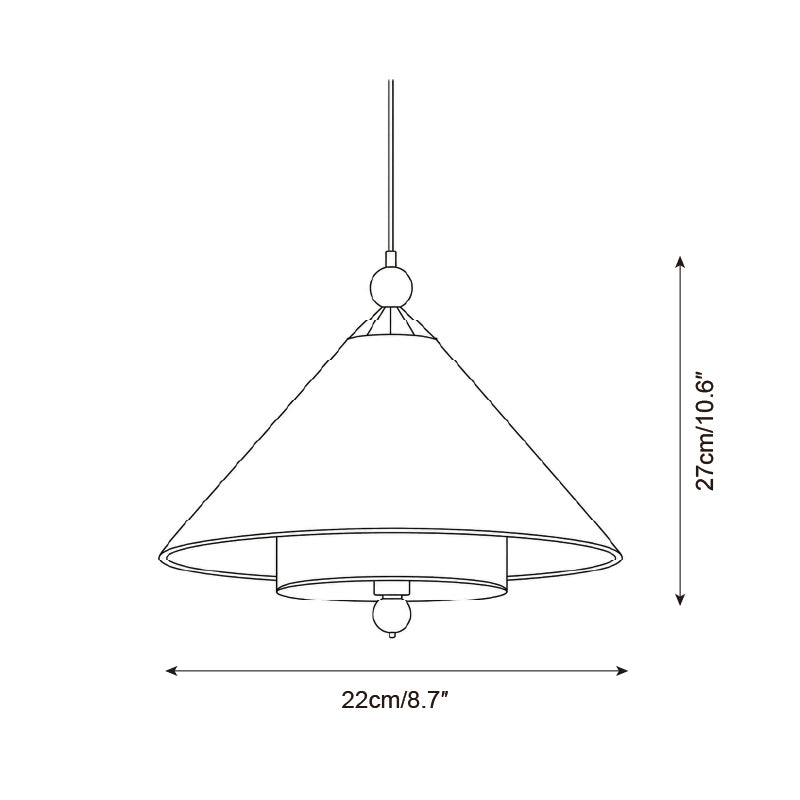 Orlana Cone Pendant Light – Ambient Illumination in Luxury Interior Setting View 5