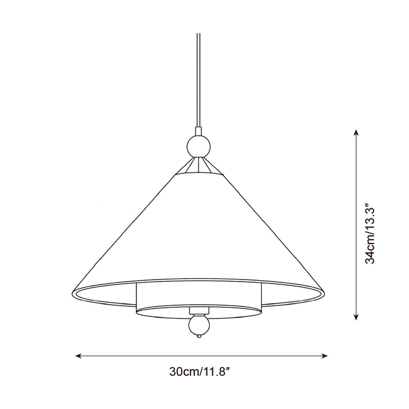 Orlana Cone Pendant Light – Ambient Illumination in Luxury Interior Setting View 6