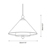Orlana Cone Pendant Light – Ambient Illumination in Luxury Interior Setting View 6