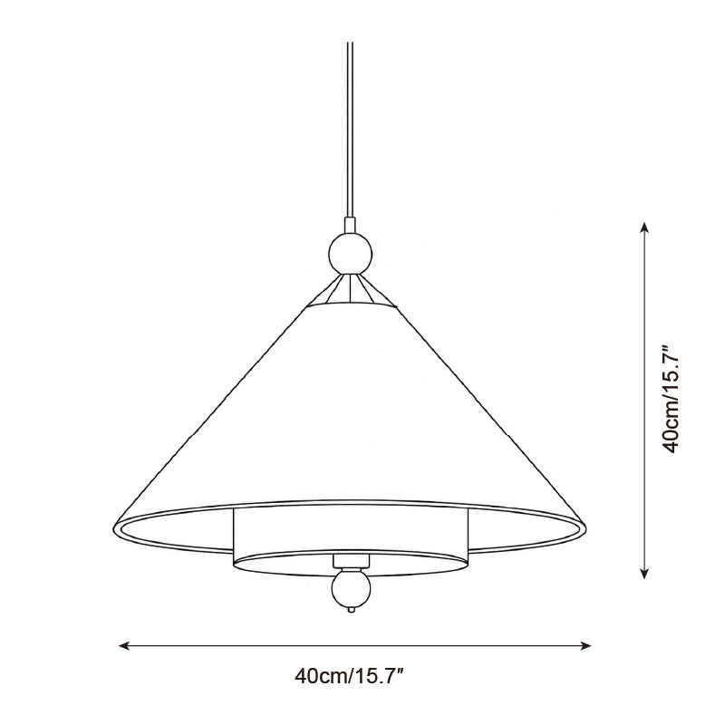Orlana Cone Pendant Light – Ambient Illumination in Luxury Interior Setting View 7