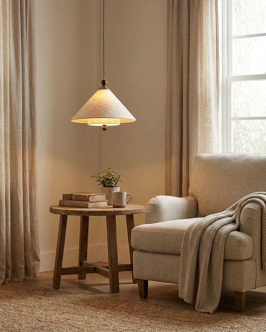 Orlana Cone Pendant Light – Ambient Illumination in Luxury Interior Setting View 8