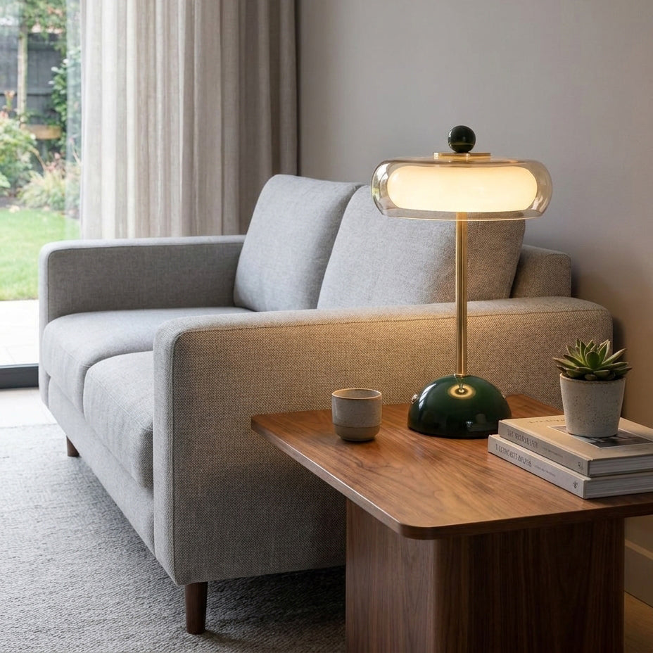 Ormino Disc Curated Mouth-Blown Frosted Glass Ta