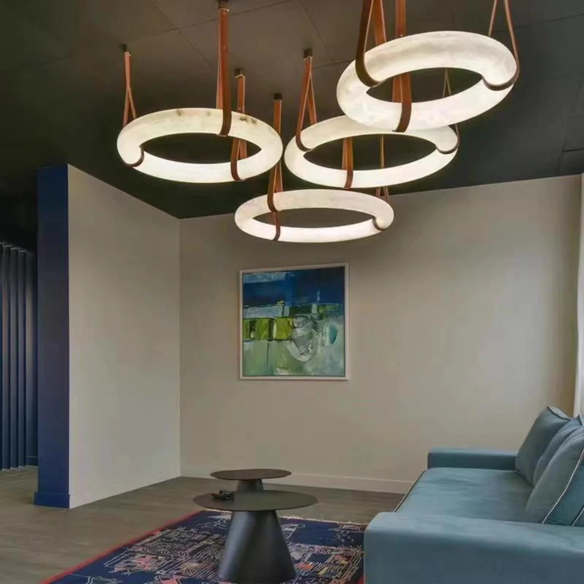 Spanish Alabaster Pendant Light View 7 | Oslo A Pendant Light | Spanish Alabaster | JINSHE | JINSHE