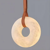 JINSHE Spanish Alabaster Pendant - Organic Sculptural Form for Modern Spaces Pendant Light - product image