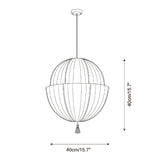 Modern Ovela Pendant Light – Ambient Illumination in Luxury Interior Setting View 5