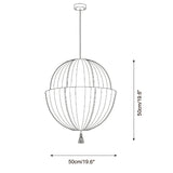 Modern Ovela Pendant Light – Ambient Illumination in Luxury Interior Setting View 6