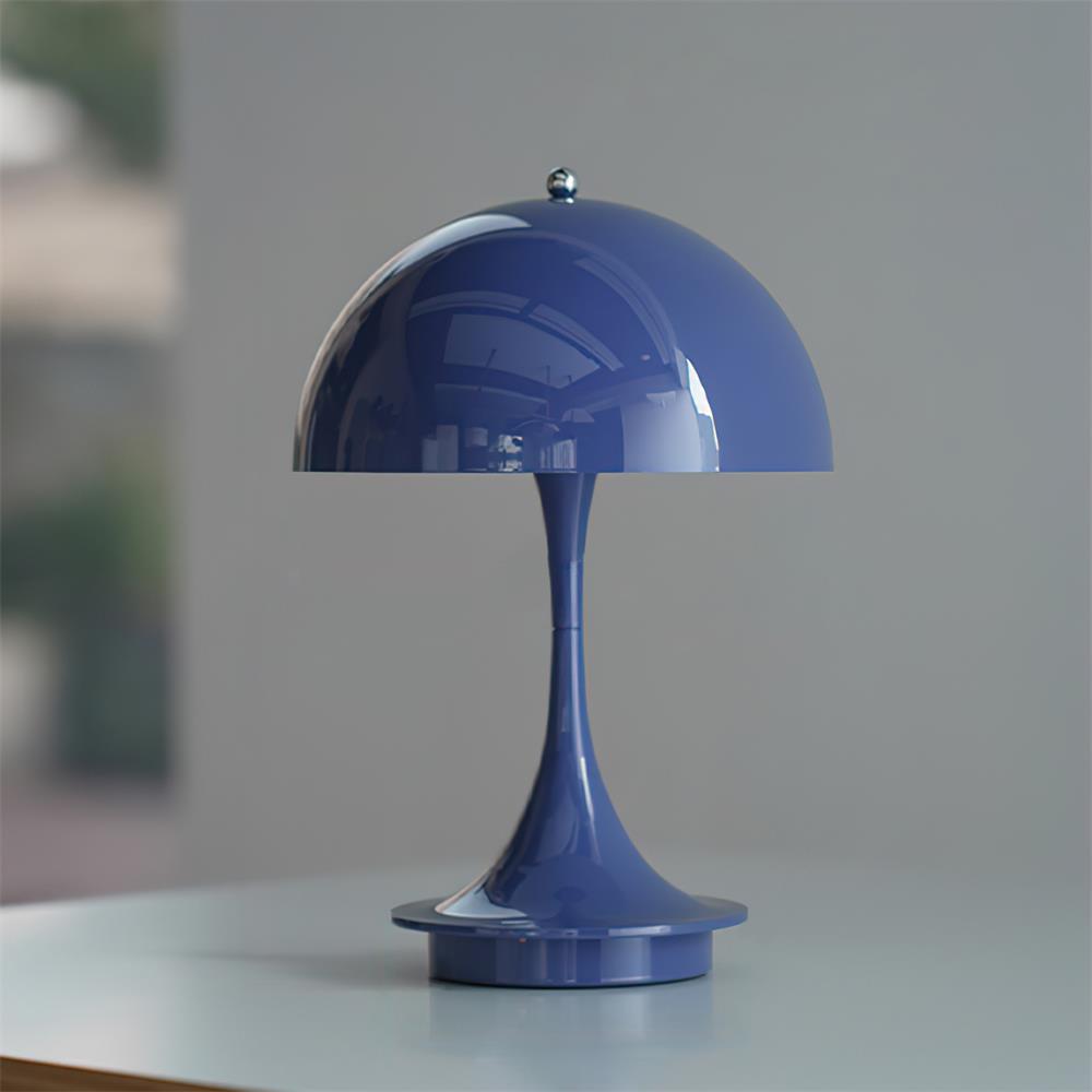 Orbee Curated Iron & Glass Table Lamp – Dia 16cm x H 23cm  ∅ 6.3 x H 9 finish configuration #1 #2