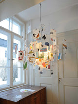 Paper Chandelier Washi – Ambient Illumination in Luxury Interior Setting View 14