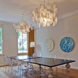 Paper Chandelier Washi – Ambient Illumination in Luxury Interior Setting View 15