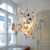 Paper Chandelier Washi – Handcrafted Material Texture and Detail View