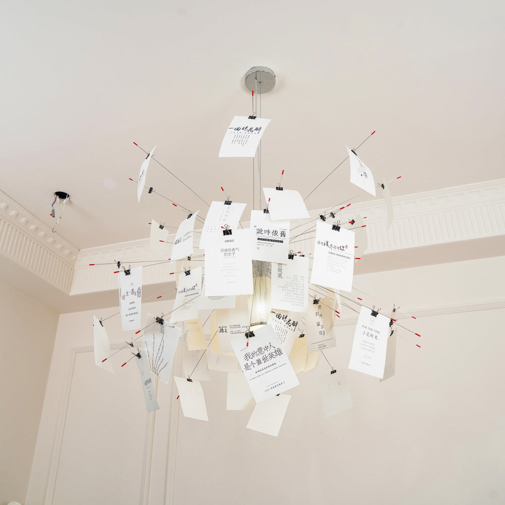 Paper Chandelier Washi