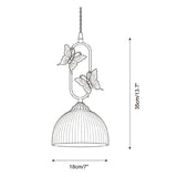 Papilora Curated Amber Art Glass Pendant Light – spatial dining room perspective
