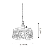 Pastellea Curated Solid Brass Pendant Light – macro detail view