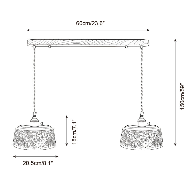 Pastellea Curated Solid Brass Pendant Light – illuminated warm ambiance setting