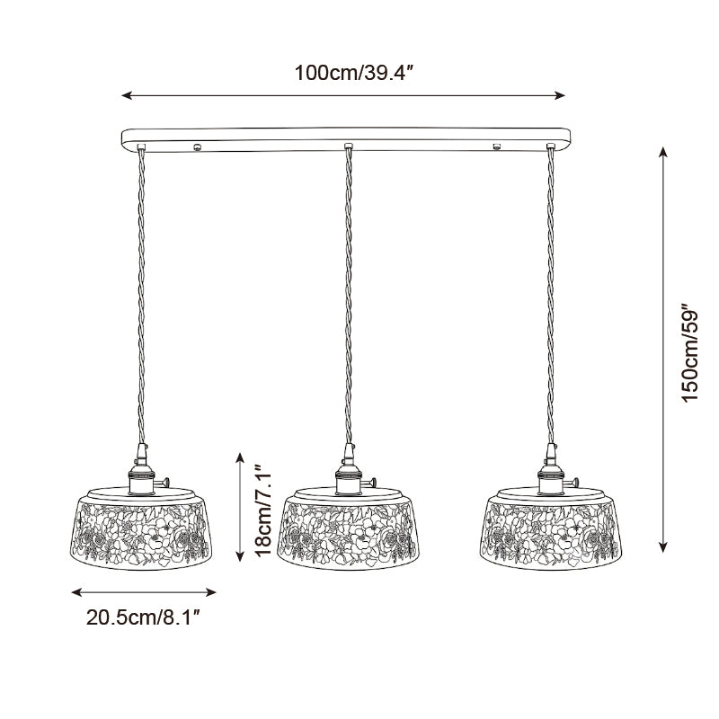 Pastellea Curated Solid Brass Pendant Light – architectural ceiling profile