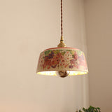 Pastellea Curated Solid Brass Pendant Light – side angled contour profile