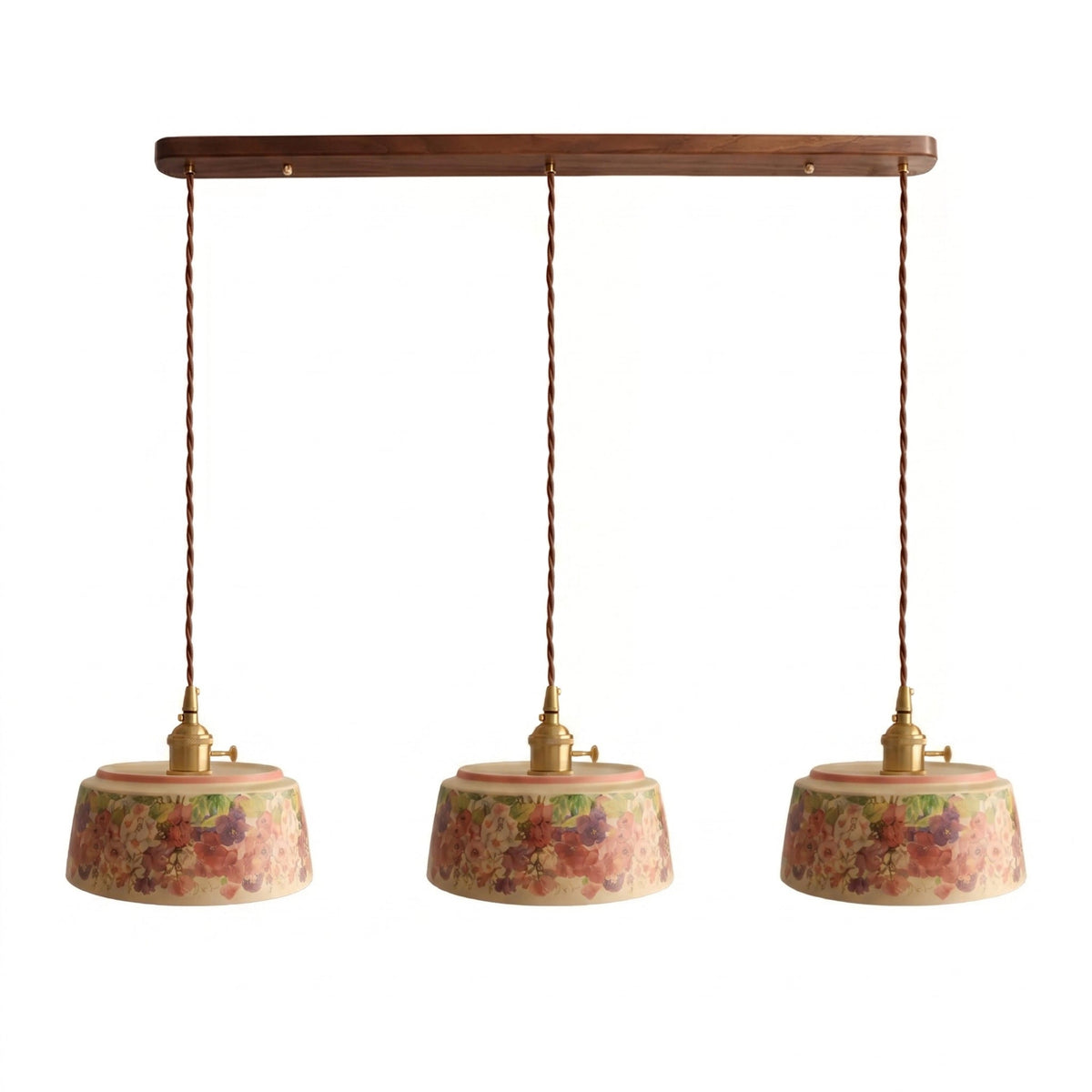 Pastellea Curated Solid Brass Pendant Light – architectural ceiling profile #1