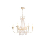 Pavia Curated Mouth-Blown Frosted Glass Chandeli – architectural ceiling profile #1