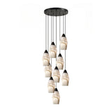 Pavilion Alabaster Cluster Curated Alabaster Cha – 9 Heads Ø 17.7 x H 118.1 finish configuration