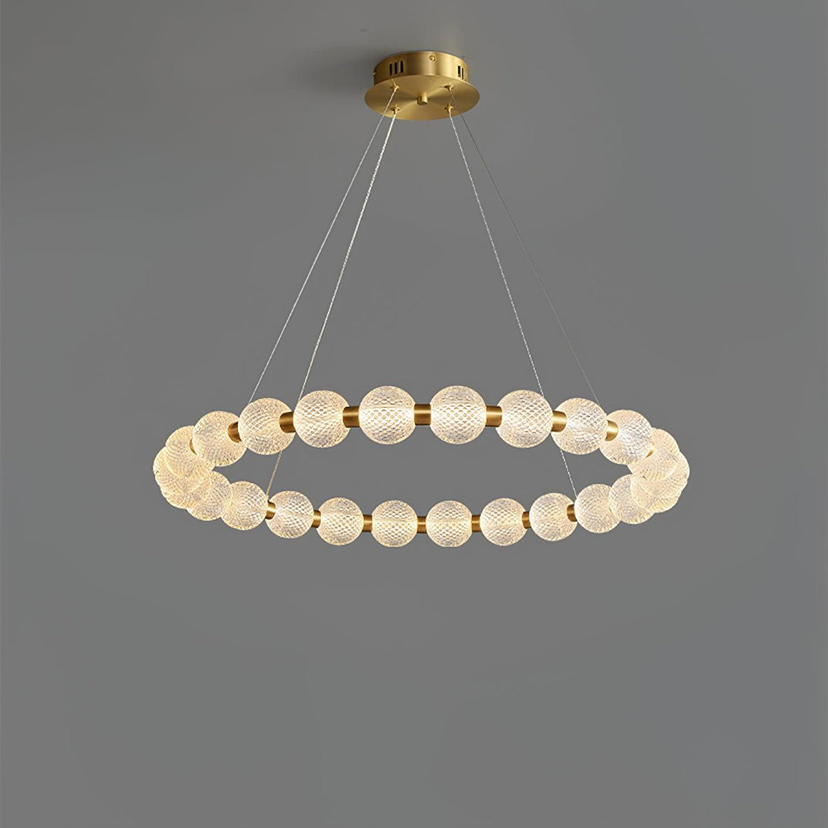 Pearl Curated Solid Brass Chandelier – ∅ 31.4 x H 3.1  Dia 80cm x H 8cm finish configuration