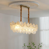 Pearl Glass Shell Curated Mouth-Blown Frosted Gl – architectural ceiling profile