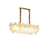 Pearl Glass Shell Curated Mouth-Blown Frosted Gl – handcrafted surface texture #1