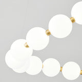 Glass Pearl Necklace Chandelier – Ambient Illumination in Luxury Interior Setting View 13