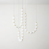 Glass Pearl Necklace Chandelier – Ambient Illumination in Luxury Interior Setting View 10