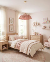 Iron & Glass craftsmanship detail on Pemberley Curated Iron & Glass Pendant Light