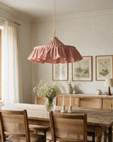 Pemberley Curated Iron & Glass Pendant Light – handcrafted surface texture
