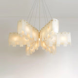 Spanish Alabaster Chandelier View 11 | Pentagram Alabaster Cascade Chandelier | JINSHE | JINSHE