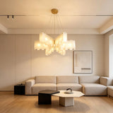 Spanish Alabaster Chandelier View 6 | Pentagram Alabaster Cascade Chandelier | JINSHE | JINSHE