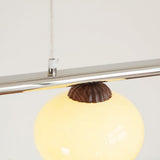 Persimmon Dining Room Curated Mouth-Blown Froste – structural canopy joint detail