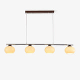 Persimmon Dining Room Curated Mouth-Blown Froste – Mouth-Blown Frosted Glass Chandelier