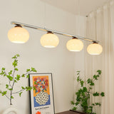 Persimmon Dining Room Curated Mouth-Blown Froste – architectural ceiling profile