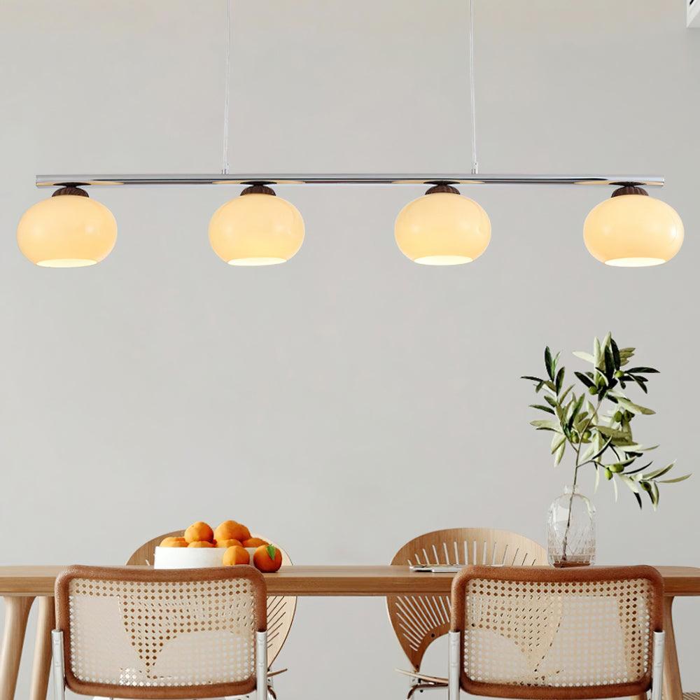 Persimmon Dining Room Curated Mouth-Blown Froste – L 43.3 x H 59.1  L 110cm x H 150cm finish configuration
