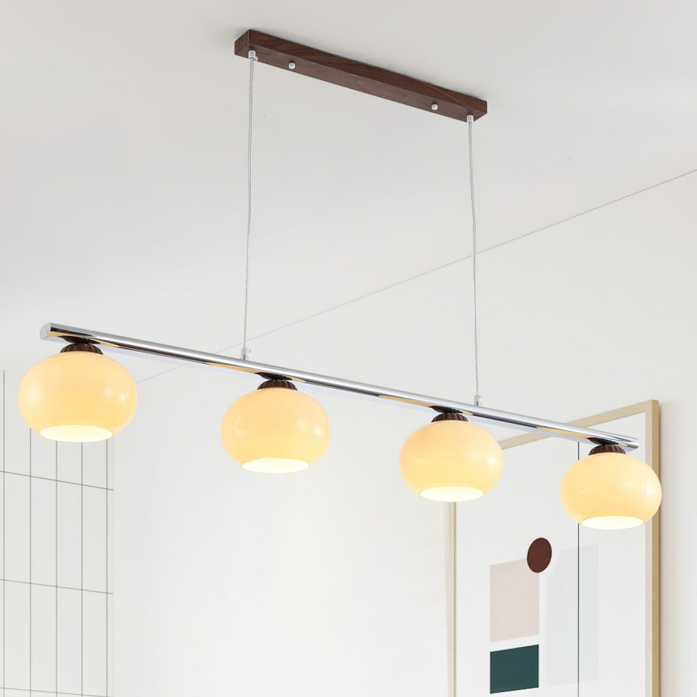 Persimmon Dining Room Curated Mouth-Blown Froste