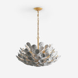 Petalflare Curated Iron & Glass Chandelier – Iron & Glass Chandelier