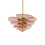 Petala Amber Art Glass Chandelier – structural canopy joint detail #1