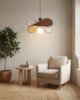 Petavin Curated Solid Brass Pendant Light – dimensional scale reference