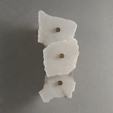 Spanish Alabaster Wall Lamp View 10 | Natural Spanish Alabaster Petra Wall Lamp | Wabi Sabi Lighting | JINSHE | JINSHE