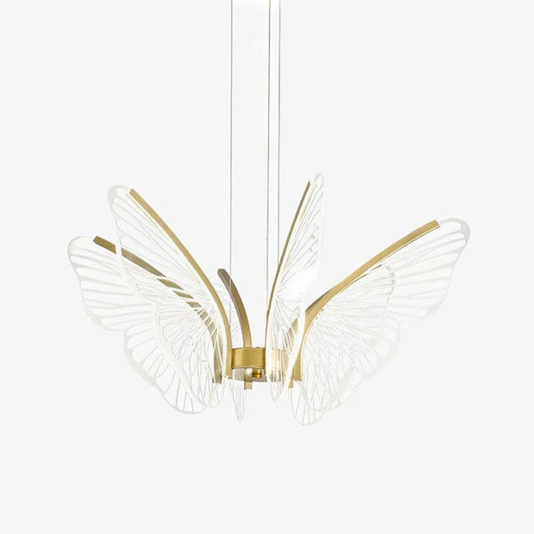 Phalaenopsis Curated Optical Acrylic Chandelier