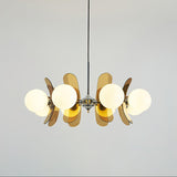 Phosphorescent Curated Mouth-Blown Frosted Glass – spatial dining room perspective #1