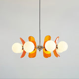 Phosphorescent Curated Mouth-Blown Frosted Glass – full fixture elevation view #1