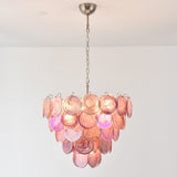 Pink Glass Disc Curated Mouth-Blown Frosted Glas – ∅ 27.5 x H 26.7 finish configuration