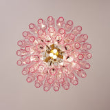 Pink Glass Prism Curated Mouth-Blown Frosted Gla – dimensional scale reference