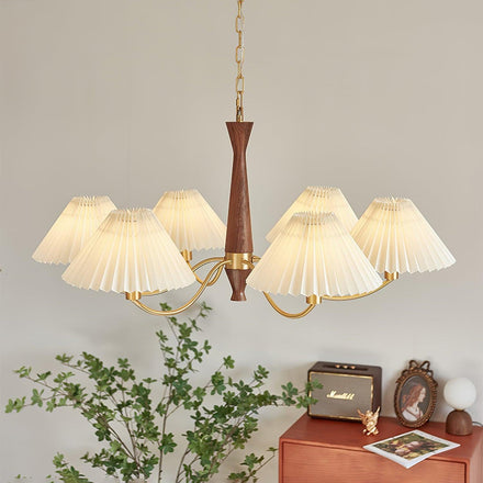 Modern Pleated Chandelier