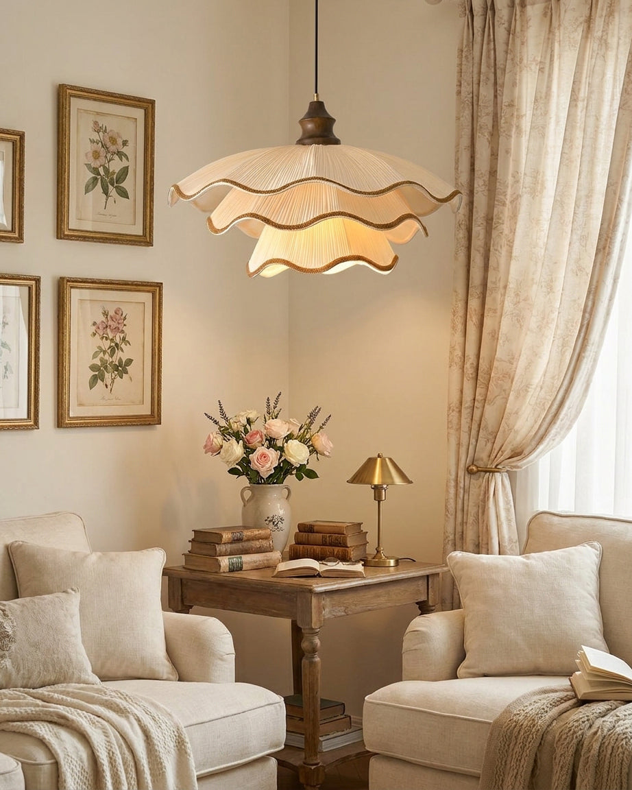 Iron & Glass craftsmanship detail on Pliora Curated Iron & Glass Pendant Light