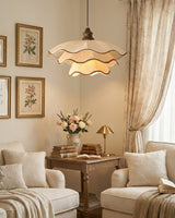 Iron & Glass craftsmanship detail on Pliora Curated Iron & Glass Pendant Light
